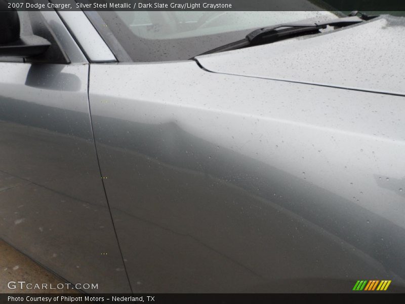 Silver Steel Metallic / Dark Slate Gray/Light Graystone 2007 Dodge Charger