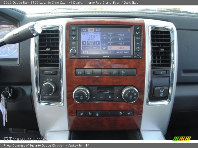 Inferno Red Crystal Pearl / Dark Slate 2010 Dodge Ram 3500 Laramie Crew Cab 4x4 Dually