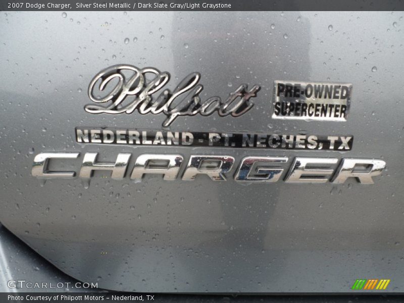 Silver Steel Metallic / Dark Slate Gray/Light Graystone 2007 Dodge Charger