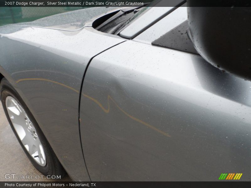 Silver Steel Metallic / Dark Slate Gray/Light Graystone 2007 Dodge Charger