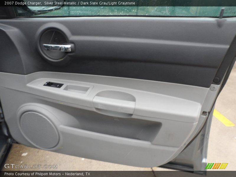 Silver Steel Metallic / Dark Slate Gray/Light Graystone 2007 Dodge Charger