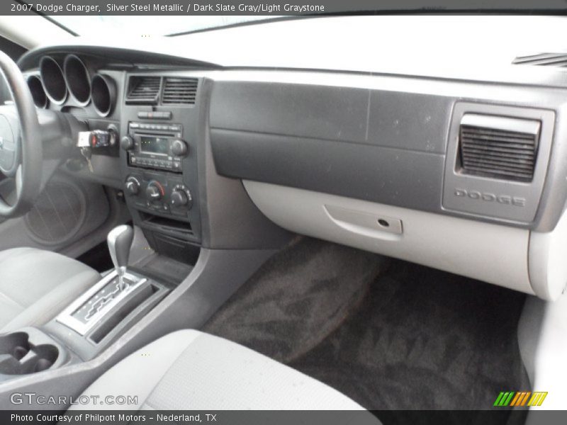Silver Steel Metallic / Dark Slate Gray/Light Graystone 2007 Dodge Charger