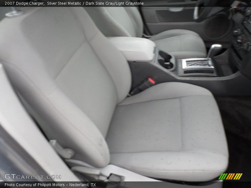 Silver Steel Metallic / Dark Slate Gray/Light Graystone 2007 Dodge Charger