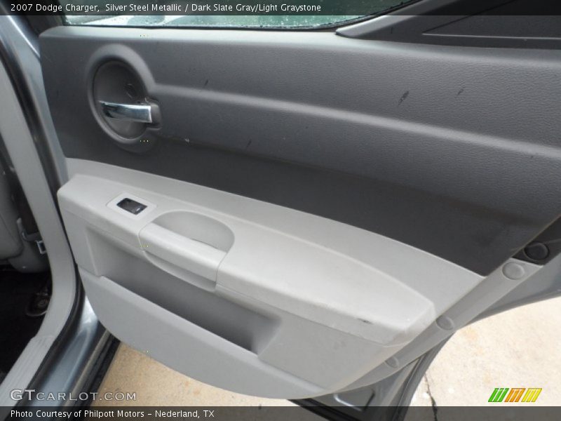 Silver Steel Metallic / Dark Slate Gray/Light Graystone 2007 Dodge Charger