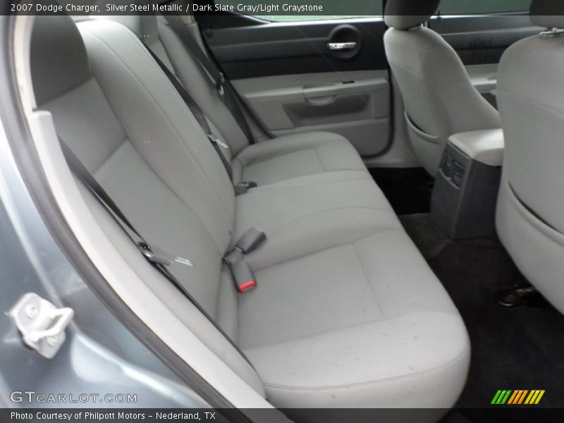 Silver Steel Metallic / Dark Slate Gray/Light Graystone 2007 Dodge Charger