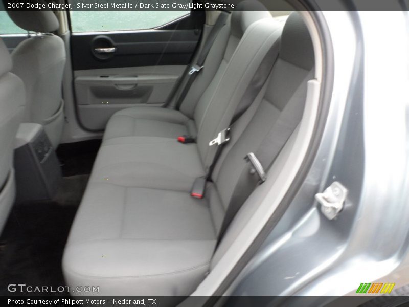 Silver Steel Metallic / Dark Slate Gray/Light Graystone 2007 Dodge Charger