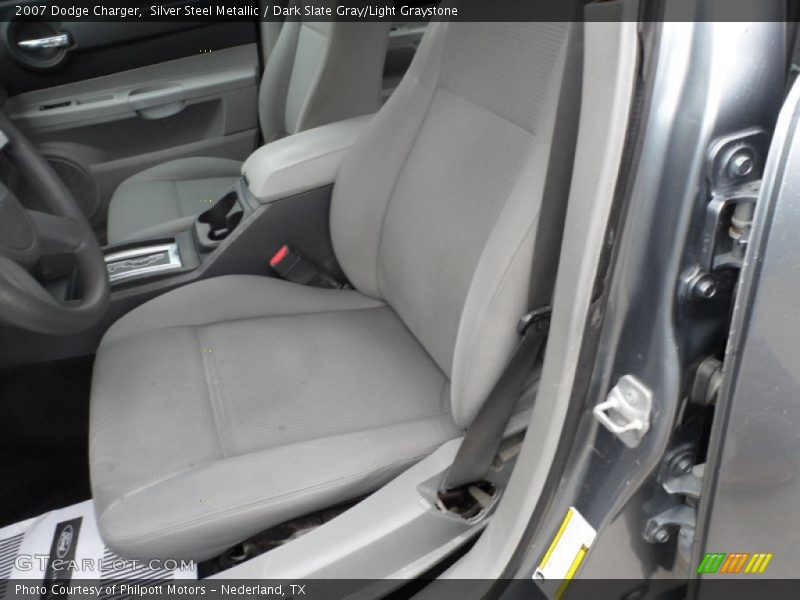 Silver Steel Metallic / Dark Slate Gray/Light Graystone 2007 Dodge Charger