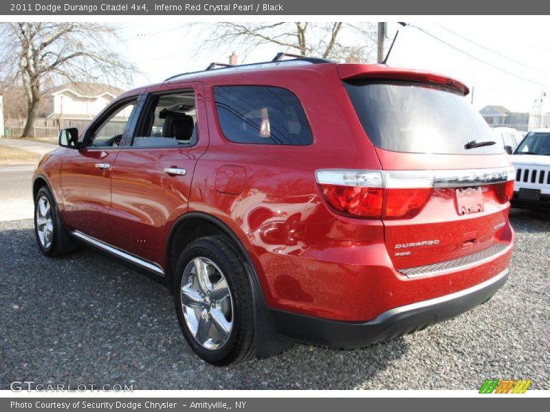 Inferno Red Crystal Pearl / Black 2011 Dodge Durango Citadel 4x4