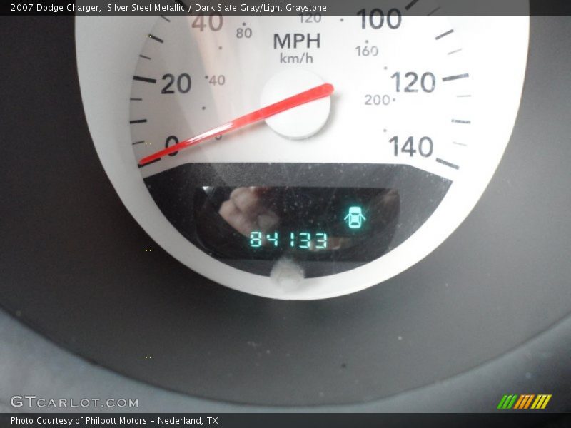 Silver Steel Metallic / Dark Slate Gray/Light Graystone 2007 Dodge Charger
