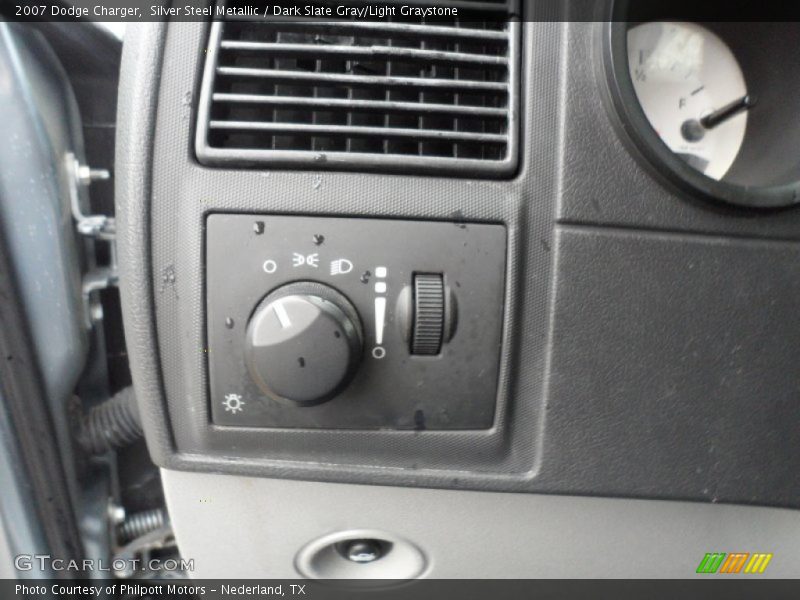 Silver Steel Metallic / Dark Slate Gray/Light Graystone 2007 Dodge Charger