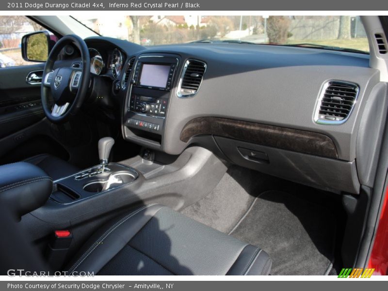 Inferno Red Crystal Pearl / Black 2011 Dodge Durango Citadel 4x4