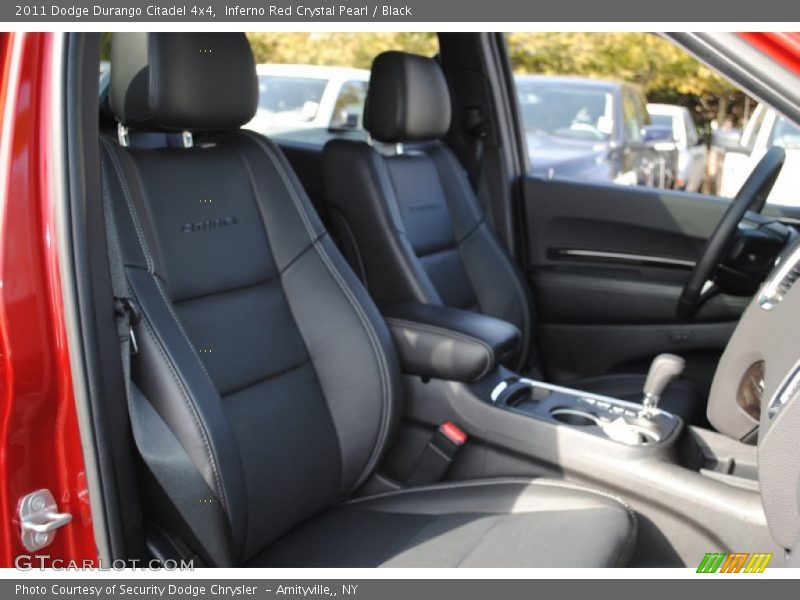 Inferno Red Crystal Pearl / Black 2011 Dodge Durango Citadel 4x4
