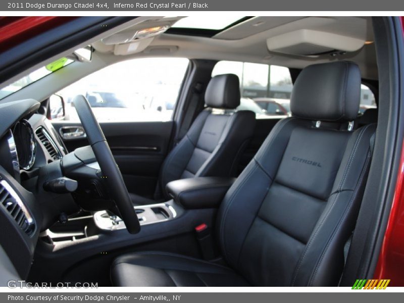 Inferno Red Crystal Pearl / Black 2011 Dodge Durango Citadel 4x4