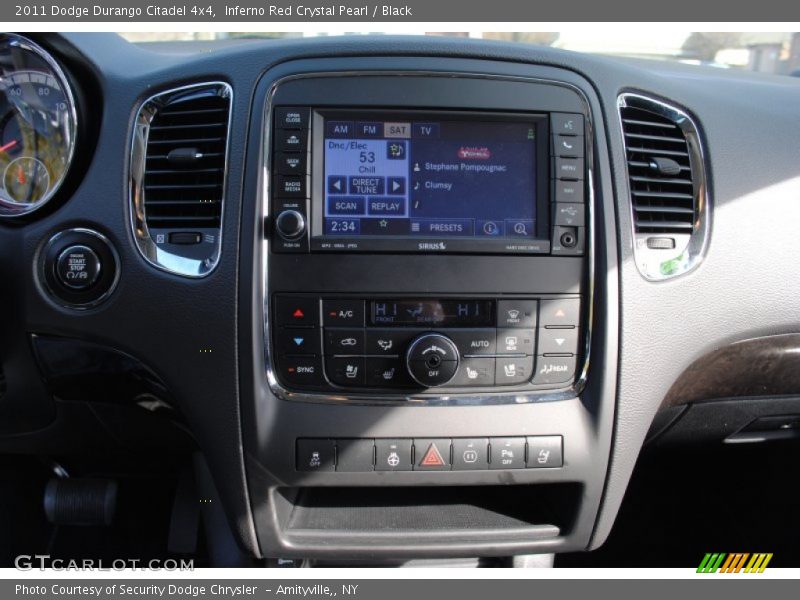 Inferno Red Crystal Pearl / Black 2011 Dodge Durango Citadel 4x4