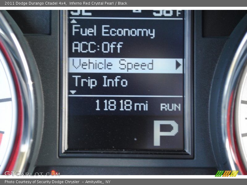 Inferno Red Crystal Pearl / Black 2011 Dodge Durango Citadel 4x4