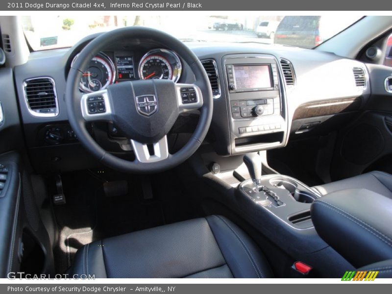 Inferno Red Crystal Pearl / Black 2011 Dodge Durango Citadel 4x4