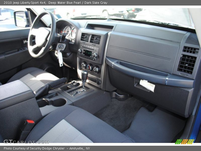 Deep Water Blue Pearl / Dark Slate Gray 2010 Jeep Liberty Sport 4x4