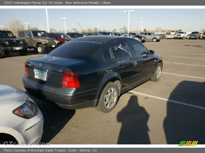 Blue Anthracite Metallic / Black 2000 Volkswagen Passat GLS V6 Sedan