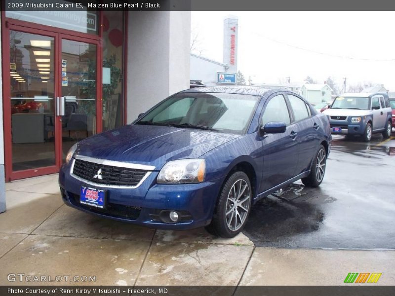 Maizen Blue Pearl / Black 2009 Mitsubishi Galant ES