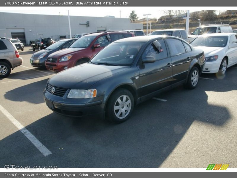 Blue Anthracite Metallic / Black 2000 Volkswagen Passat GLS V6 Sedan