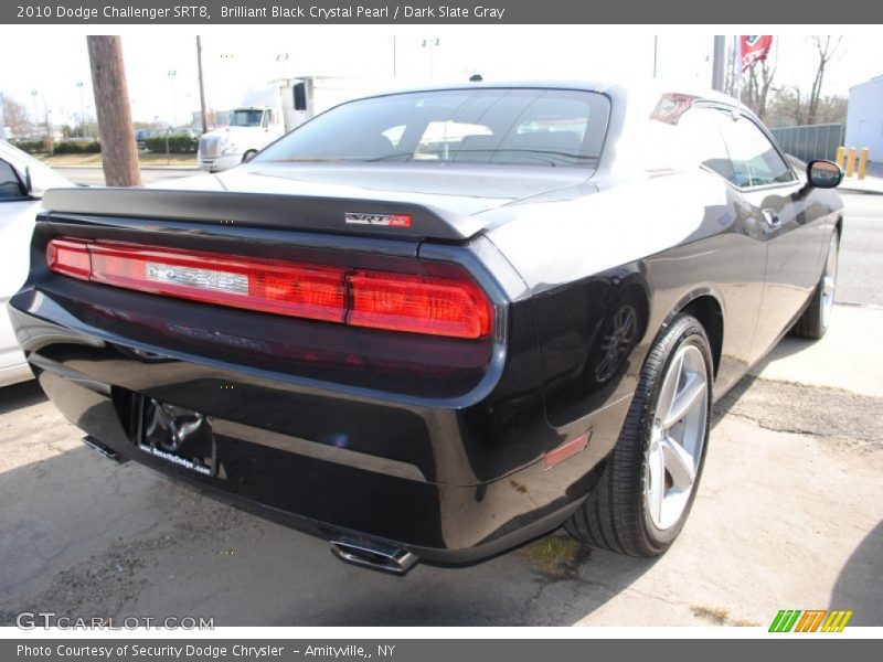 Brilliant Black Crystal Pearl / Dark Slate Gray 2010 Dodge Challenger SRT8
