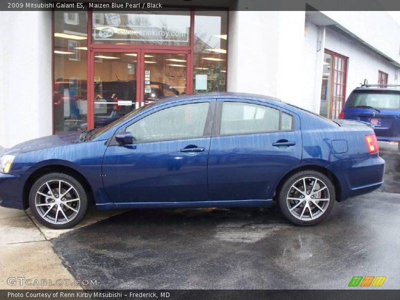 Maizen Blue Pearl / Black 2009 Mitsubishi Galant ES
