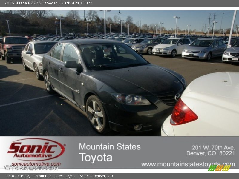 Black Mica / Black 2006 Mazda MAZDA3 s Sedan