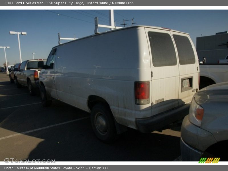Oxford White / Medium Flint 2003 Ford E Series Van E350 Super Duty Cargo