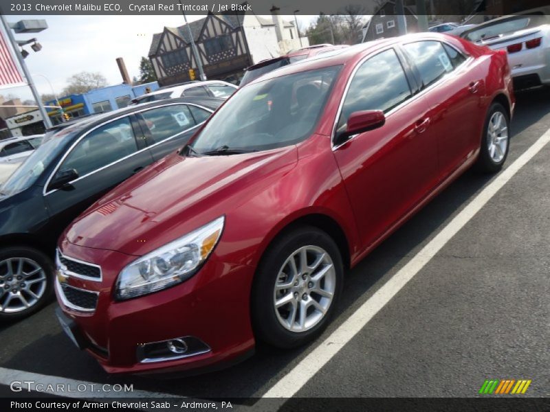 Crystal Red Tintcoat / Jet Black 2013 Chevrolet Malibu ECO