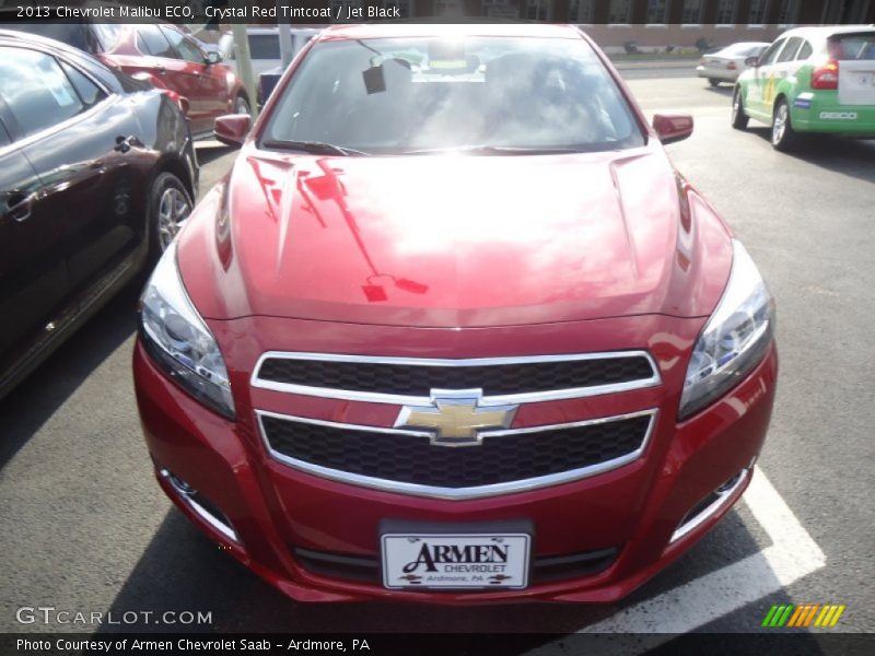 Crystal Red Tintcoat / Jet Black 2013 Chevrolet Malibu ECO