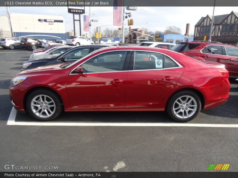 Crystal Red Tintcoat / Jet Black 2013 Chevrolet Malibu ECO