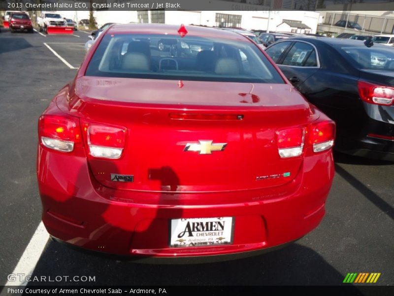 Crystal Red Tintcoat / Jet Black 2013 Chevrolet Malibu ECO