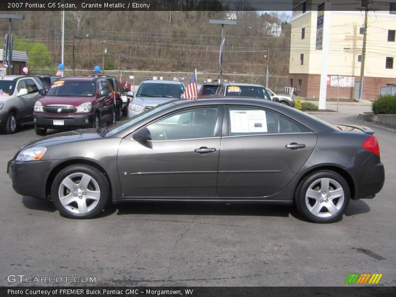 Granite Metallic / Ebony 2007 Pontiac G6 Sedan