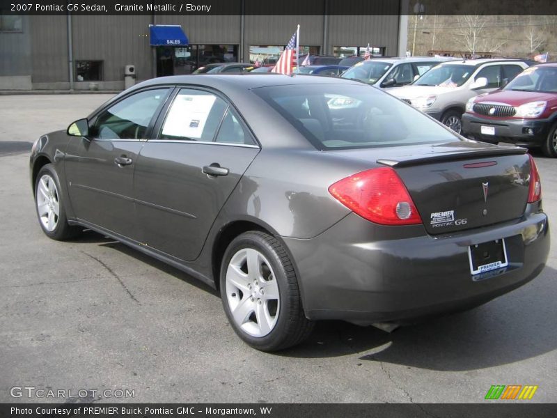 Granite Metallic / Ebony 2007 Pontiac G6 Sedan
