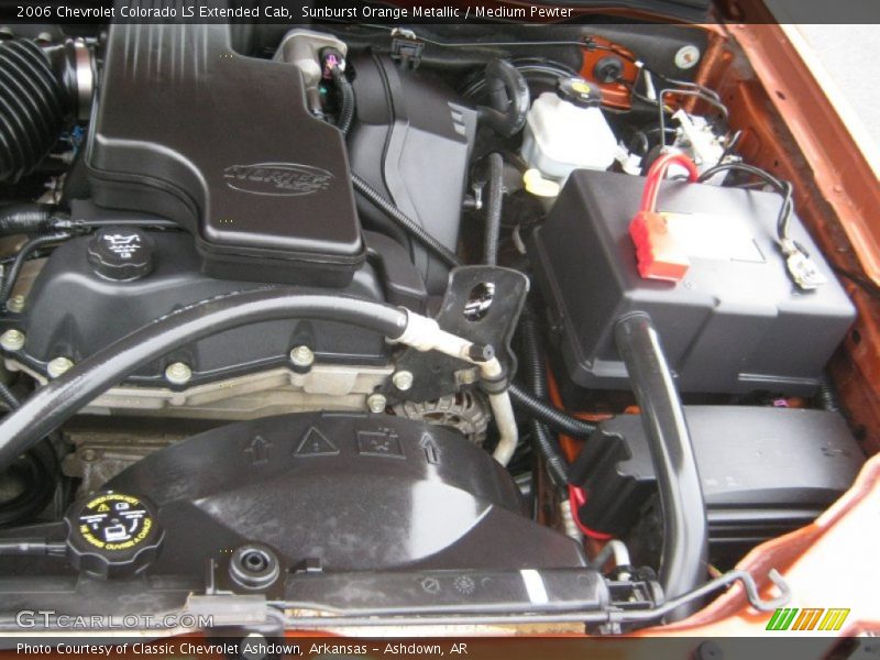 Sunburst Orange Metallic / Medium Pewter 2006 Chevrolet Colorado LS Extended Cab