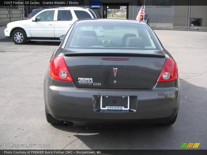 Granite Metallic / Ebony 2007 Pontiac G6 Sedan