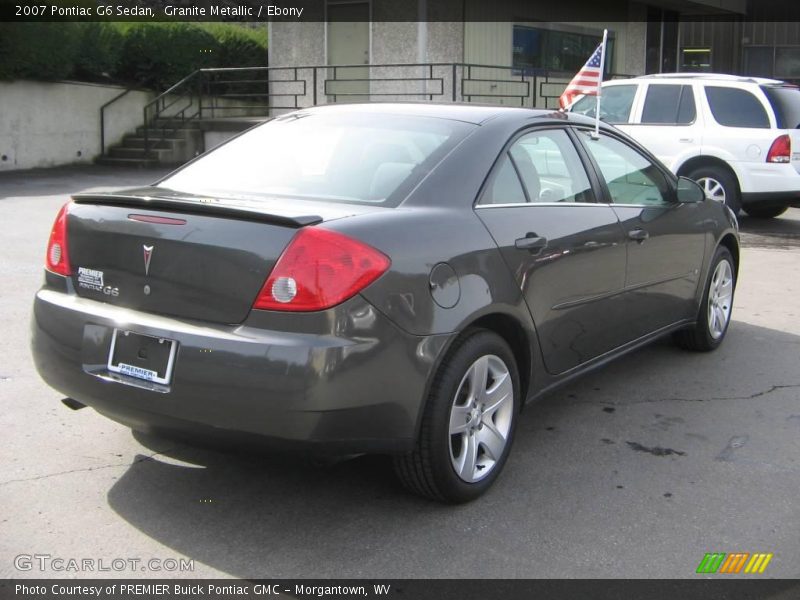 Granite Metallic / Ebony 2007 Pontiac G6 Sedan