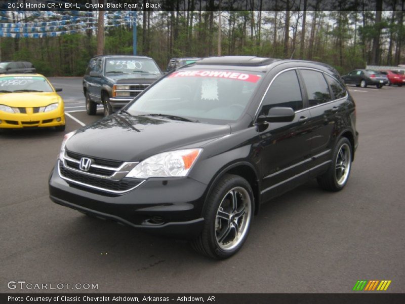 Crystal Black Pearl / Black 2010 Honda CR-V EX-L