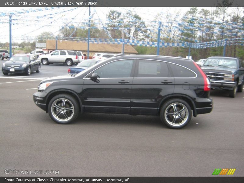 Crystal Black Pearl / Black 2010 Honda CR-V EX-L