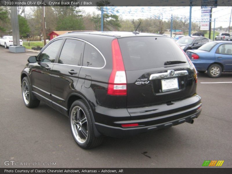 Crystal Black Pearl / Black 2010 Honda CR-V EX-L