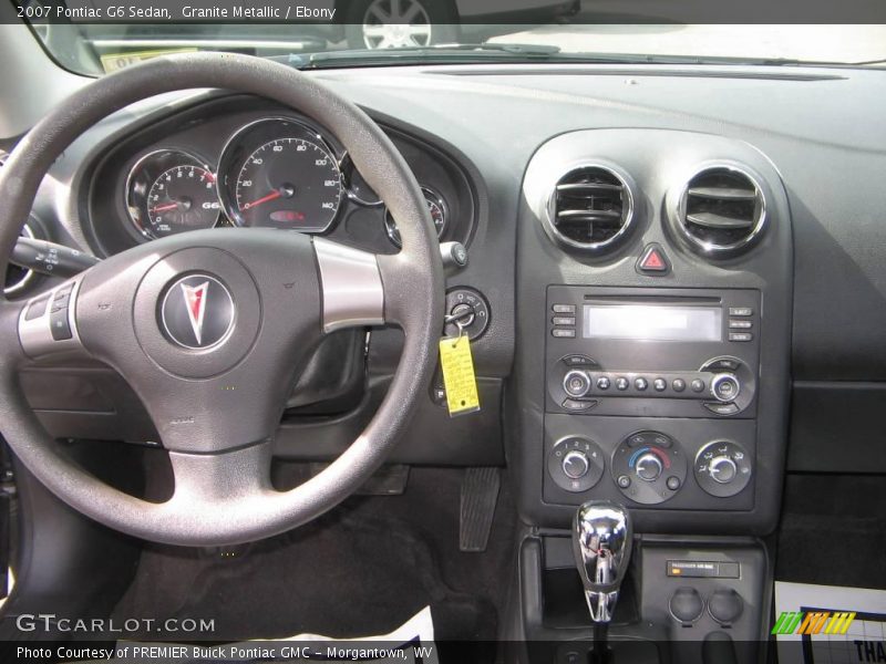 Granite Metallic / Ebony 2007 Pontiac G6 Sedan