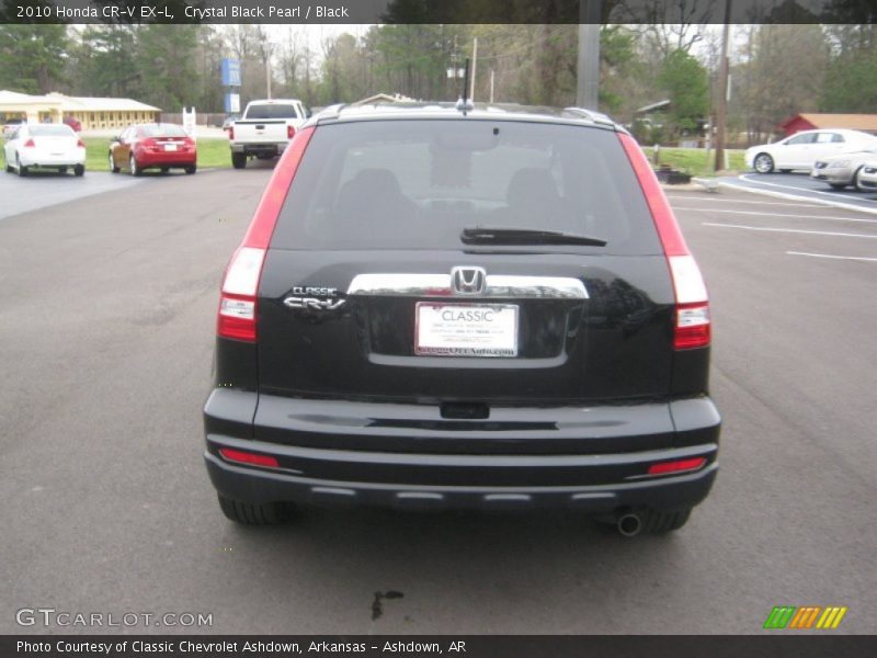 Crystal Black Pearl / Black 2010 Honda CR-V EX-L