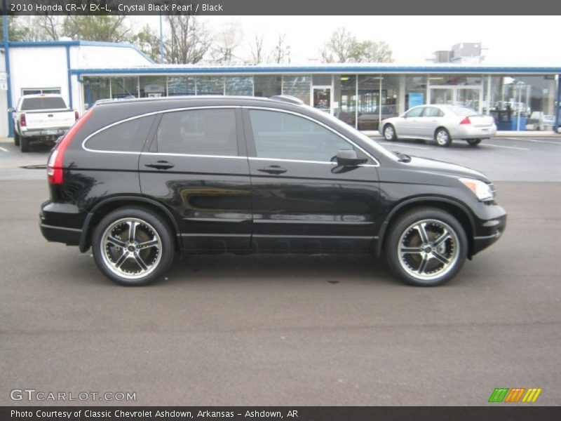 Crystal Black Pearl / Black 2010 Honda CR-V EX-L