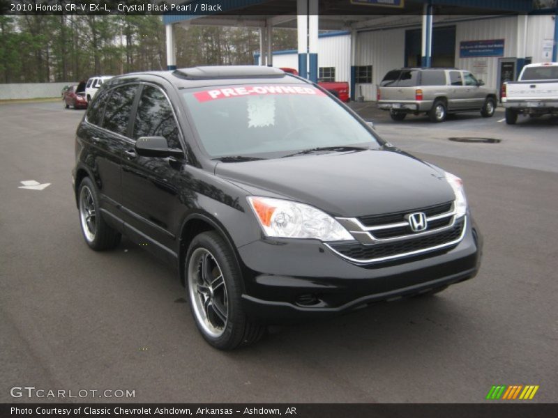Crystal Black Pearl / Black 2010 Honda CR-V EX-L