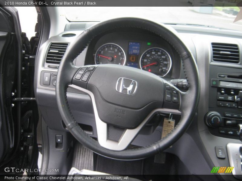 Crystal Black Pearl / Black 2010 Honda CR-V EX-L