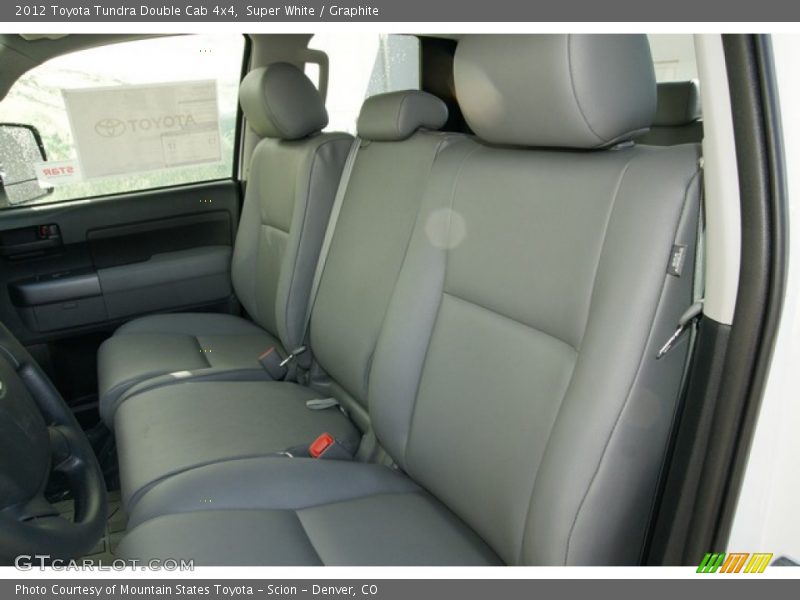 Super White / Graphite 2012 Toyota Tundra Double Cab 4x4