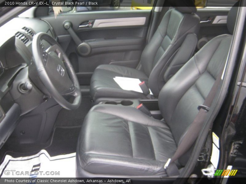 Crystal Black Pearl / Black 2010 Honda CR-V EX-L