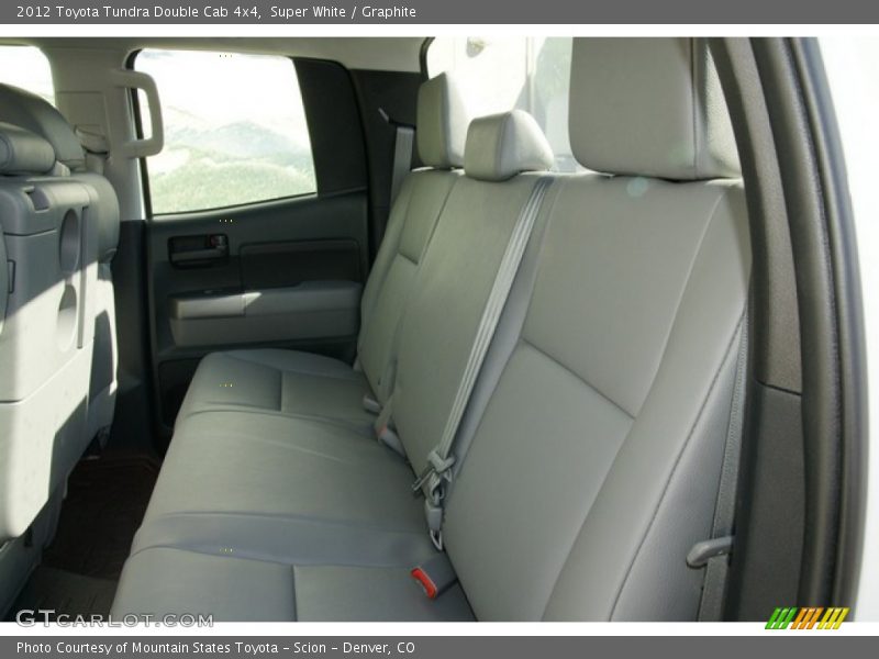 Super White / Graphite 2012 Toyota Tundra Double Cab 4x4