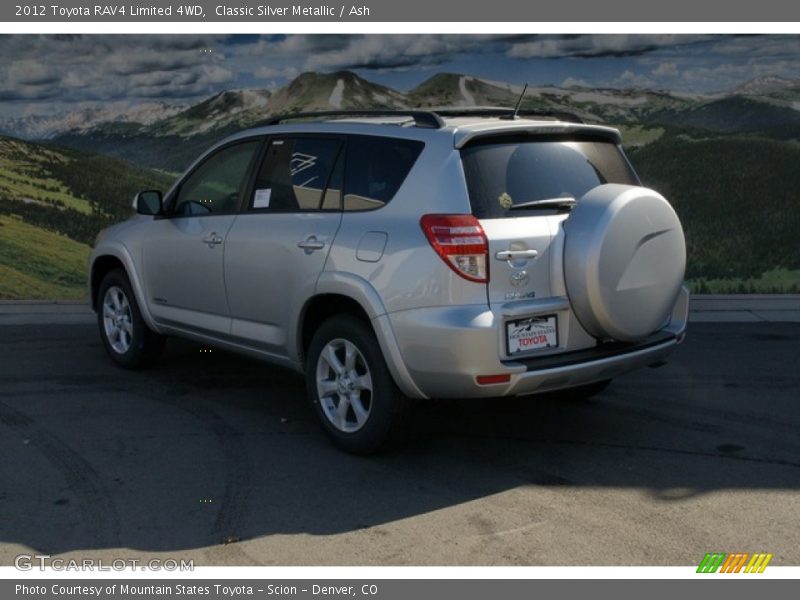 Classic Silver Metallic / Ash 2012 Toyota RAV4 Limited 4WD