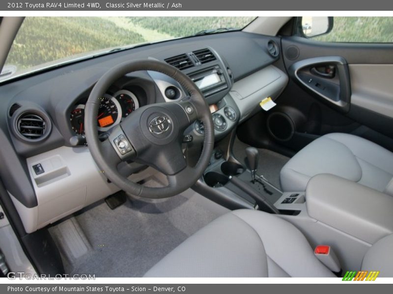  2012 RAV4 Limited 4WD Ash Interior